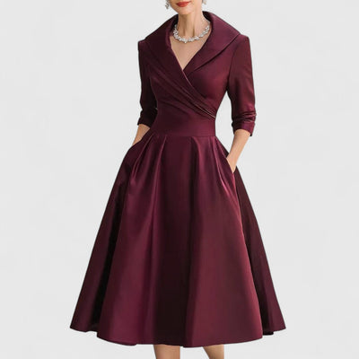 Rosavelia | Elegante Vestido Midi