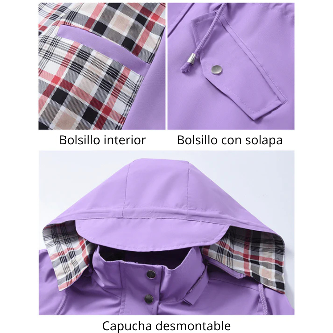 Olivia | Chaqueta Impermeable Con Forro