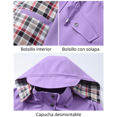 Olivia | Chaqueta Impermeable Con Forro