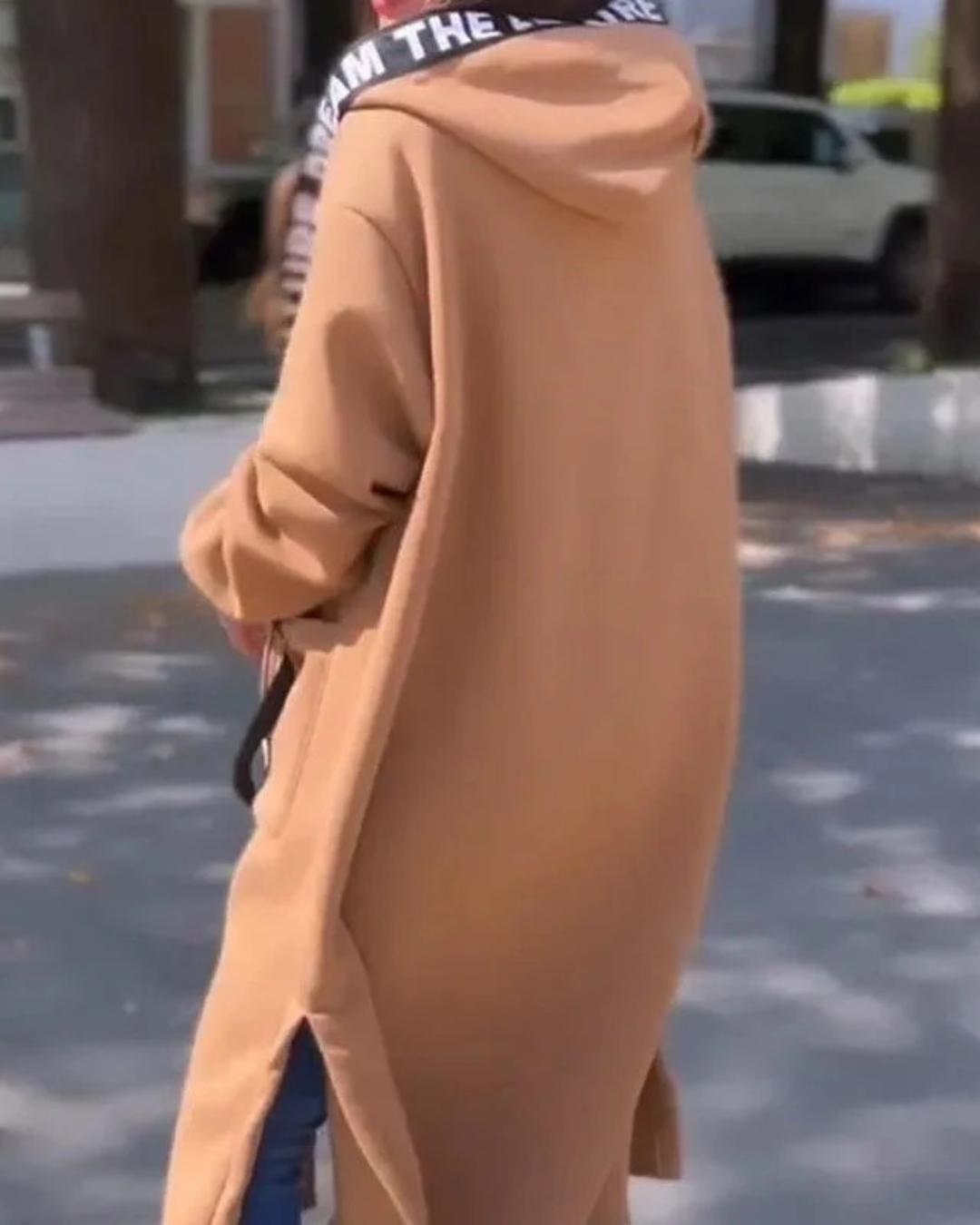 Marina | Sudadera Larga Con Capucha