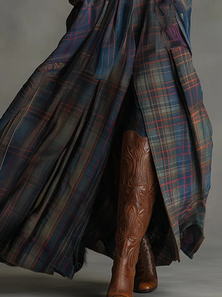 Edurne | Vestido Maxi Con Diseño Refinado