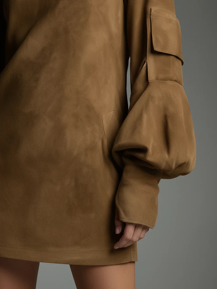 Maelina | Minivestido de Mujer con Cuello Alto