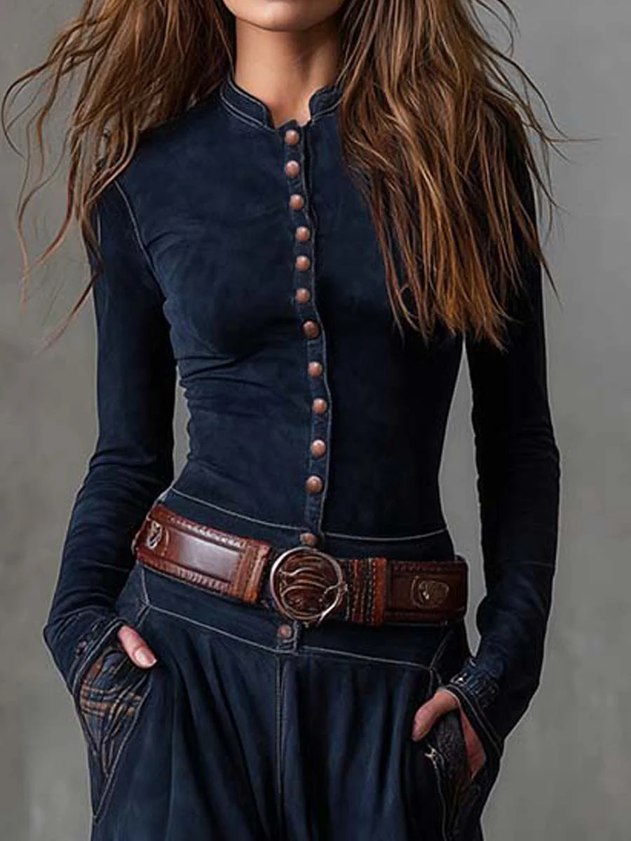 Zoraya | Vestido Largo con Paneles Artesanales