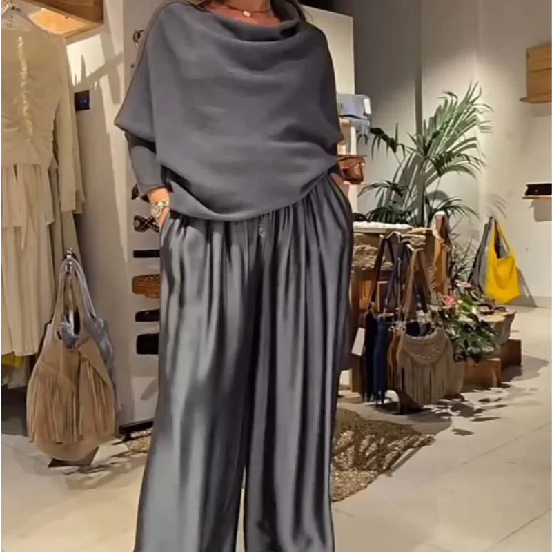 Alba | Conjunto elegante con hombros caídos