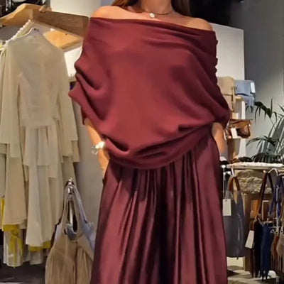 Alba | Conjunto elegante con hombros caídos