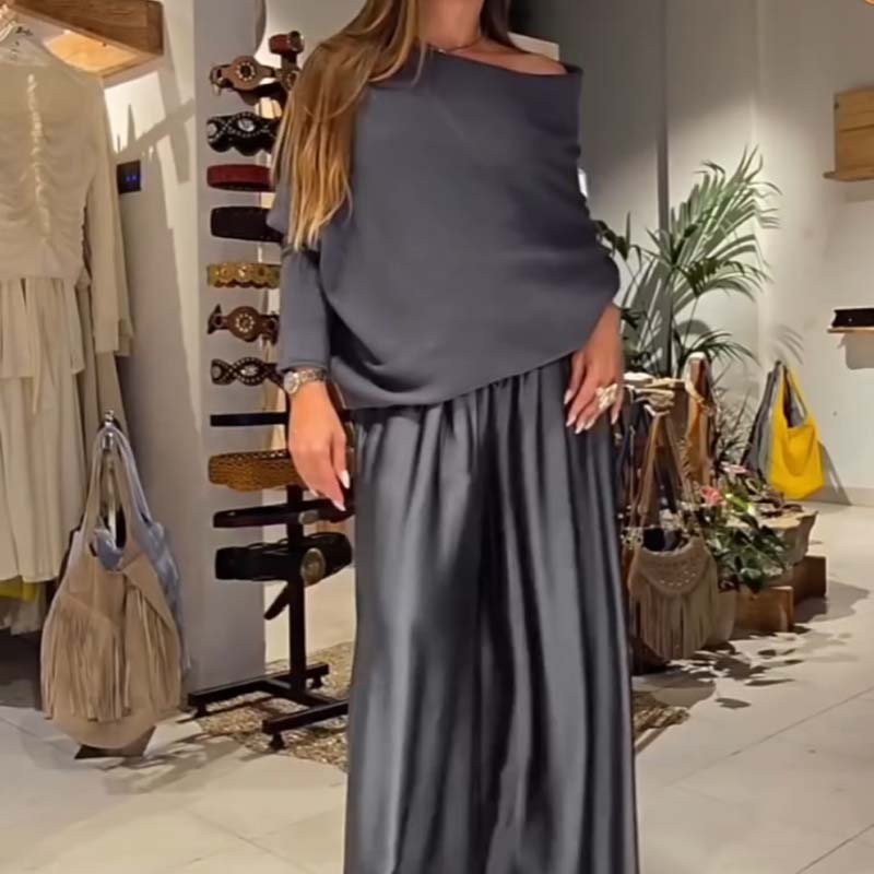 Alba | Conjunto elegante con hombros caídos