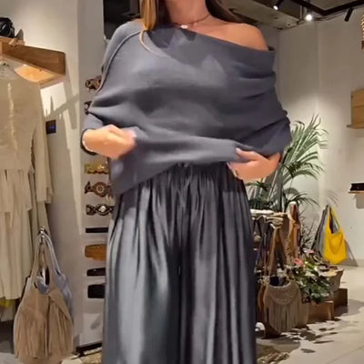Alba | Conjunto elegante con hombros caídos