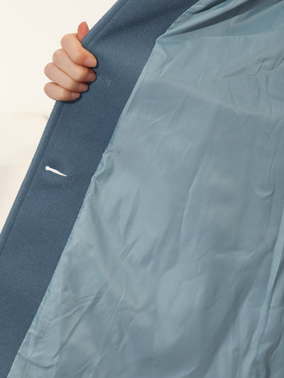 Isadora | Abrigo De Botonadura Sencilla Para Mujer