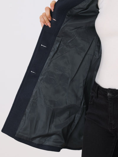 Isadora | Abrigo De Botonadura Sencilla Para Mujer